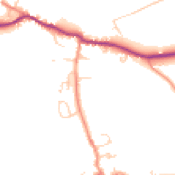 Daytime road noise heatmap for LS25 5FU