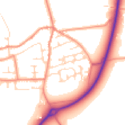 Daytime road noise heatmap for LS25 5GB