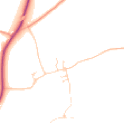 Daytime road noise heatmap for LS25 5GZ