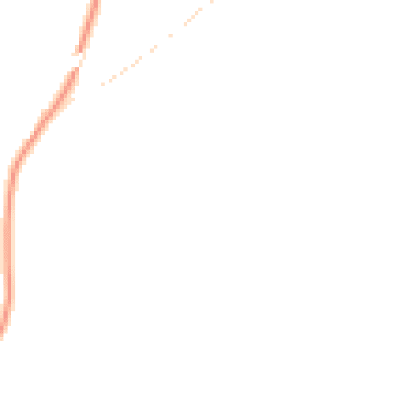 Night-time road noise heatmap for LS25 5GZ