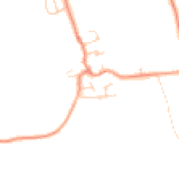 Daytime road noise heatmap for LS25 5HJ