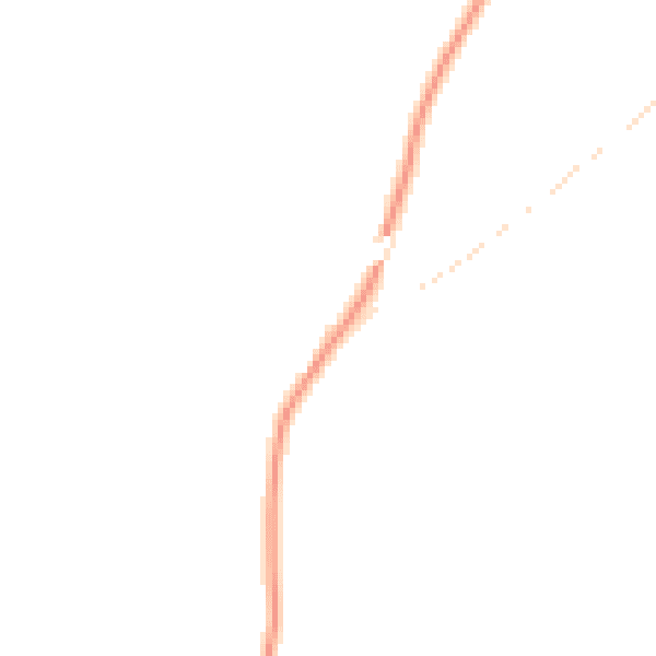 Night-time road noise heatmap for LS25 5JH