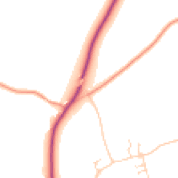 Daytime road noise heatmap for LS25 5JQ