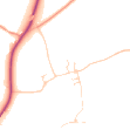 Daytime road noise heatmap for LS25 5ND