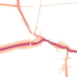 Daytime road noise heatmap for LS25 5NF