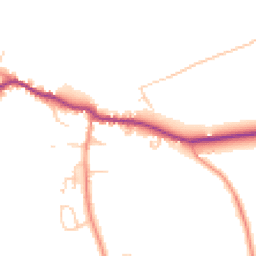 Daytime road noise heatmap for LS25 5PJ