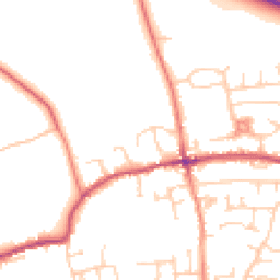 Daytime road noise heatmap for LS25 6EE