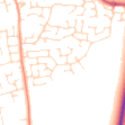Daytime road noise heatmap for LS25 6FA