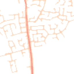 Daytime road noise heatmap for LS25 6FG