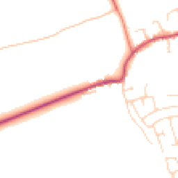 Daytime road noise heatmap for LS25 6FL