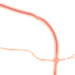 Night-time road noise heatmap for LS25 6GW