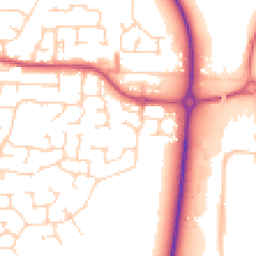 Daytime road noise heatmap for LS25 6PX