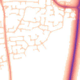 Daytime road noise heatmap for LS25 6QL