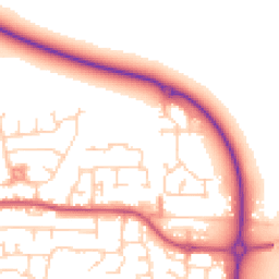 Daytime road noise heatmap for LS25 6QR