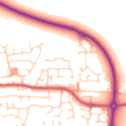 Daytime road noise heatmap for LS25 6QU