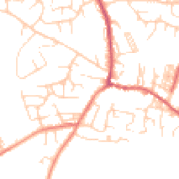 Daytime road noise heatmap for LS25 7JT