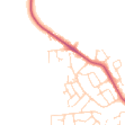 Daytime road noise heatmap for LS25 7LP