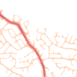 Daytime road noise heatmap for LS25 7RD