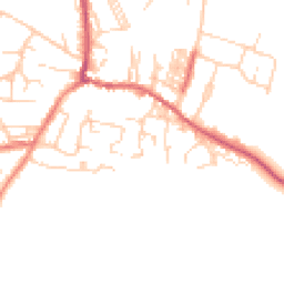 Daytime road noise heatmap for LS25 7SB