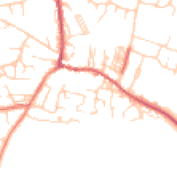 Daytime road noise heatmap for LS25 7SD