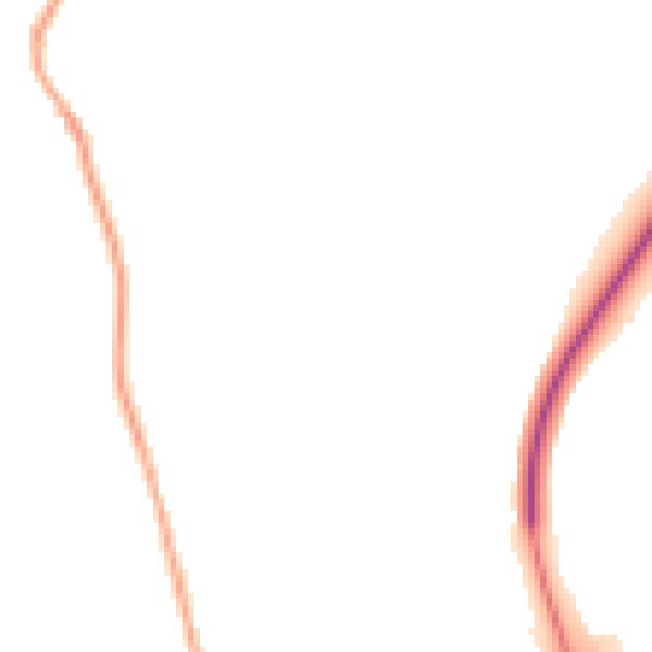 Night-time road noise heatmap for LS28 5AE