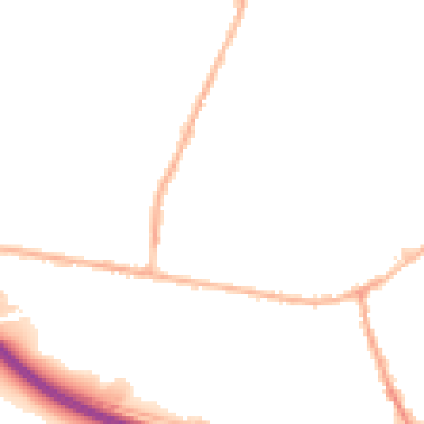 Night-time road noise heatmap for LS28 5AG