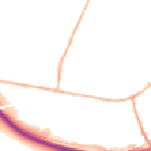 Night-time road noise heatmap for LS28 5AN