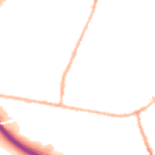 Night-time road noise heatmap for LS28 5AR