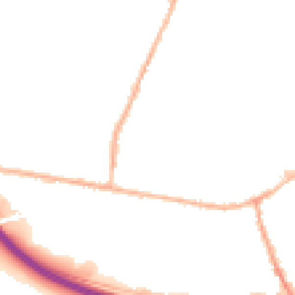 Night-time road noise heatmap for LS28 5AW