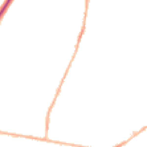 Night-time road noise heatmap for LS28 5BW