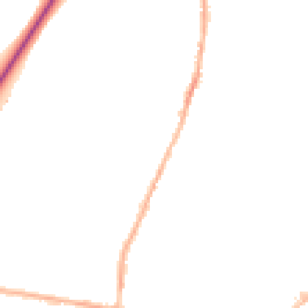 Night-time road noise heatmap for LS28 5DE