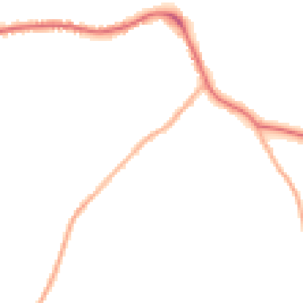 Night-time road noise heatmap for LS28 5GD