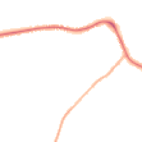 Night-time road noise heatmap for LS28 5PJ