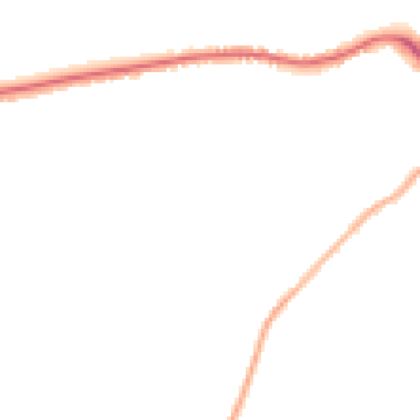 Night-time road noise heatmap for LS28 5QF