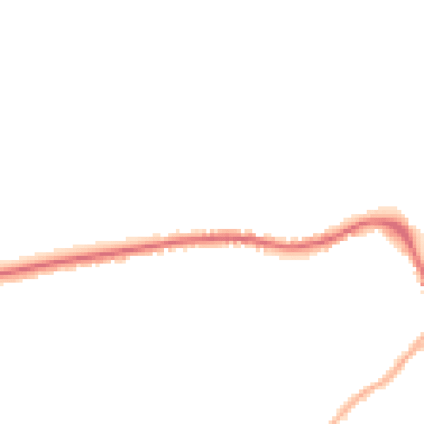 Night-time road noise heatmap for LS28 5RW