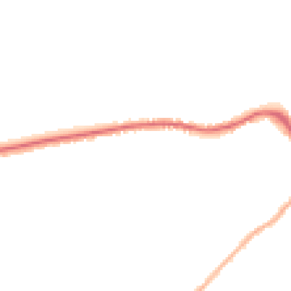 Night-time road noise heatmap for LS28 5SZ