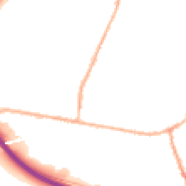 Night-time road noise heatmap for LS28 6BH