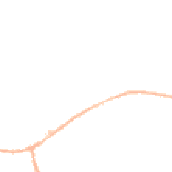 Night-time road noise heatmap for LS28 6JD