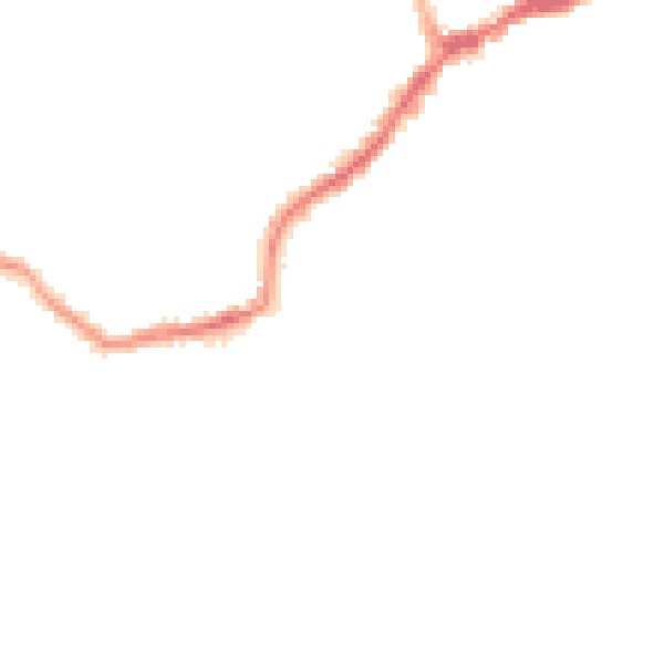 Night-time road noise heatmap for LS28 8BH