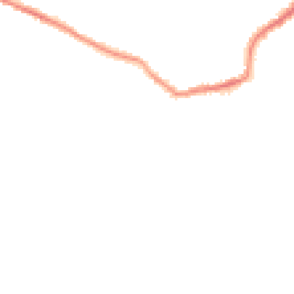 Night-time road noise heatmap for LS28 8PT
