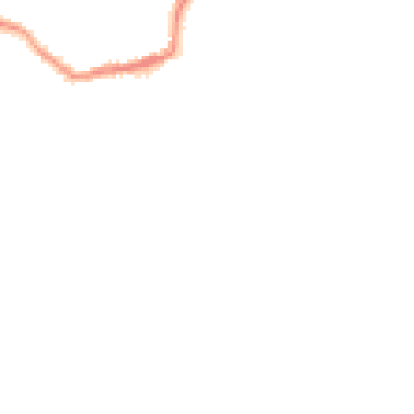 Night-time road noise heatmap for LS28 8QT