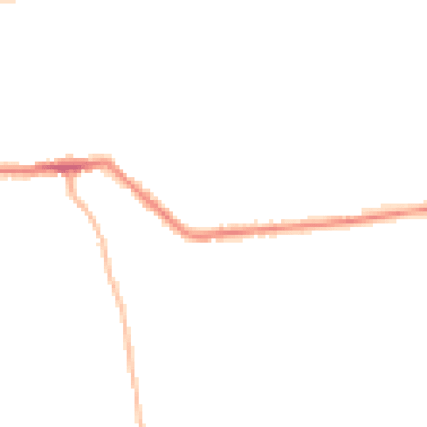 Night-time road noise heatmap for LS28 9BS