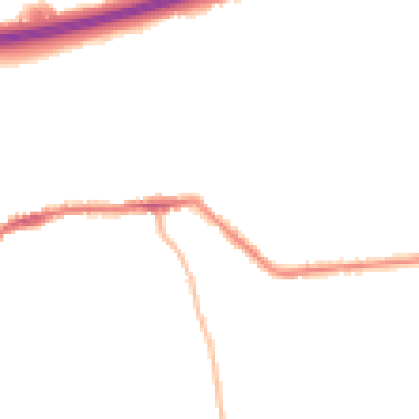 Night-time road noise heatmap for LS28 9FH