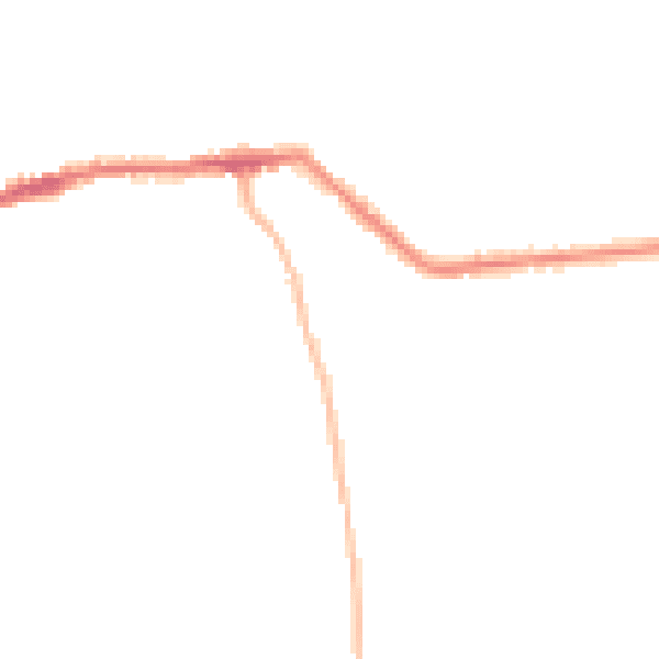 Night-time road noise heatmap for LS28 9GA