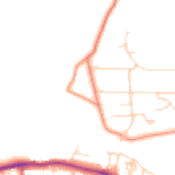Daytime road noise heatmap for LS29 0AB