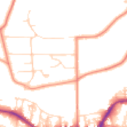 Daytime road noise heatmap for LS29 0AE