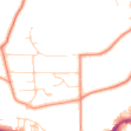 Daytime road noise heatmap for LS29 0AJ