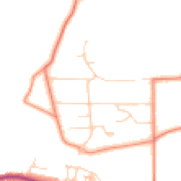 Daytime road noise heatmap for LS29 0AX