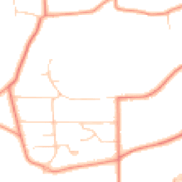Daytime road noise heatmap for LS29 0AY