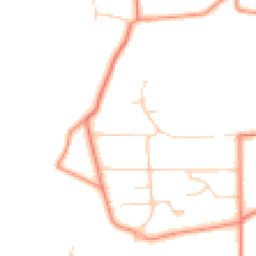 Daytime road noise heatmap for LS29 0AZ